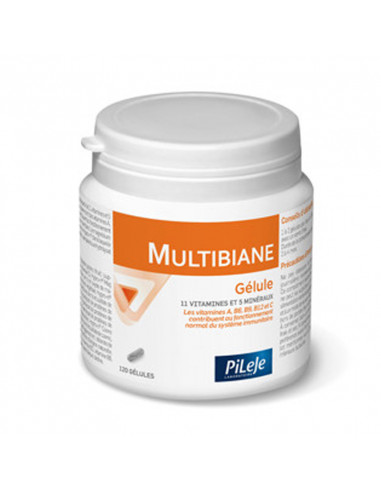 Pileje Multibiane gélules grande boite blanche orange