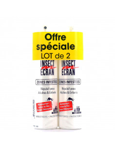 Insecte Ecran zone infestée répulsif spray lot x2 offre spéciale