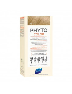 Phytocolor Coloration Permanente aux pigments végétaux x1 kit 10 Blond Extra Clair