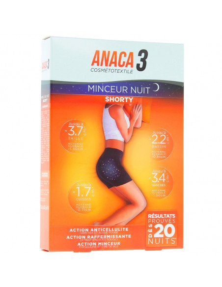 Anaca3 Shorty Minceur Nuit Taille SM ou LXL