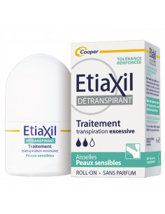 Etiaxil détranspirant roll on bille blanc et vert transpiration excessive