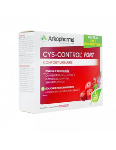 arkopharma cys controle microbiotiques formule renforcée boite rouge vert, sachets + sticks