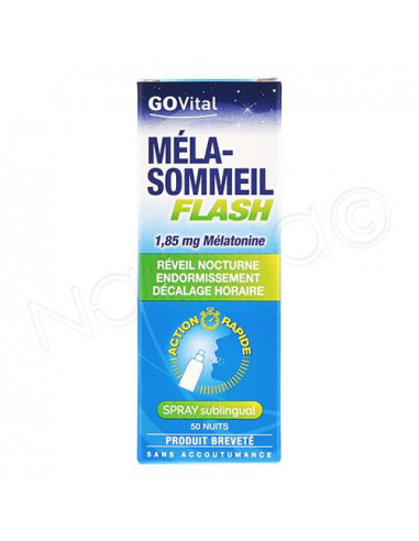 GOVital Méla-Sommeil Flash spray sublingual. 20ml