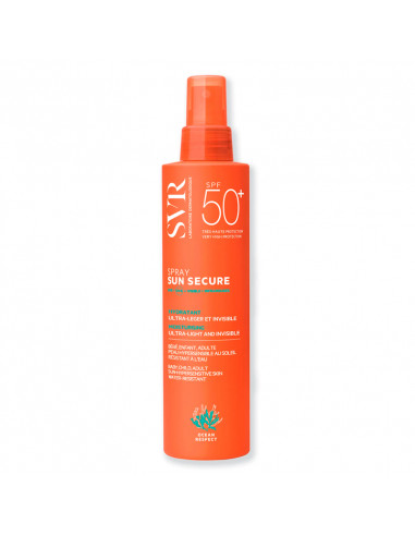 SVR Sun Secure SPF 50 Spray Ultra-Léger Invisible 200ml