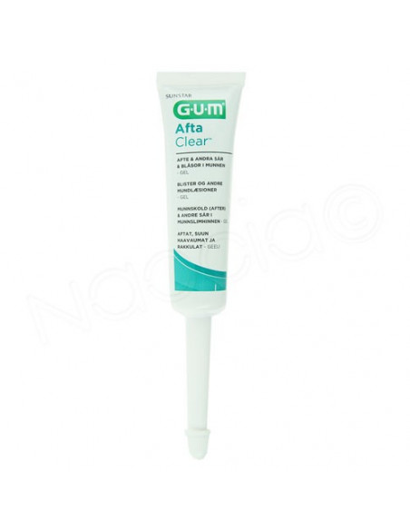 Gum Afta Clear Gel aphtes lésions buccales Tube 10ml