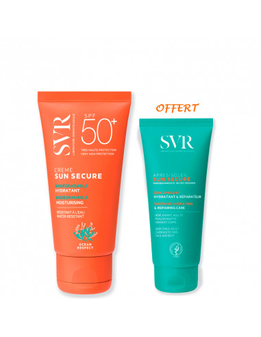 SVR Sun Secure SPF50+ Crème 50ml + Après-soleil 50ml OFFERT