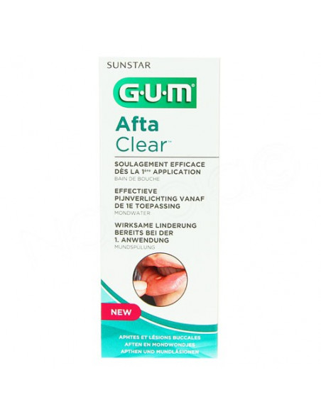 Gum Afta clear bain de bouche 120 ml Sunstar - 2