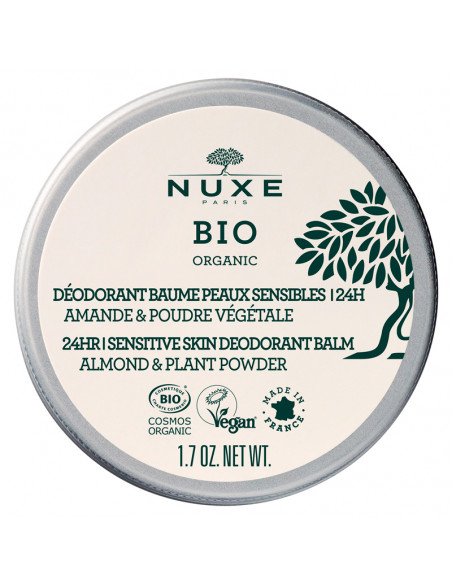Nuxe Bio Déodorant Baume Peaux Sensibles 24h 50g