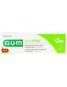 Gum Activital Q10 Dentifrice Gencives et Dents Saines au Quotidien 75ml 2