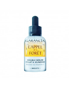 Garancia L'appel de la Foret sérum visage flacon pipette blanc argent et jaune