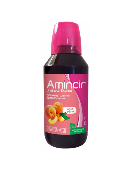 Nutrisanté Amincir Draineur Express Goût Pêche 500ml