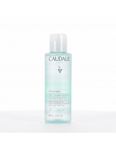 flacon lotion tonique vinoclean caudalie vert clair 2