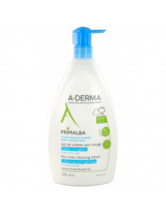 Aderma Primalba Lait de Toilette Sans Rinçage Flacon-pompe 500ml