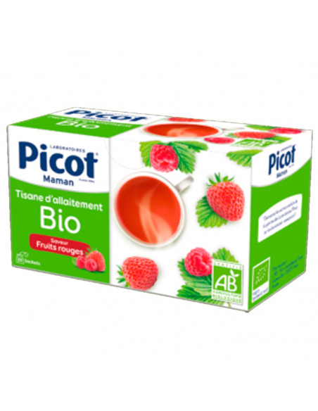 Picot Maman Tisane d'Allaitement BIO Fruits rouges 20 sachets
