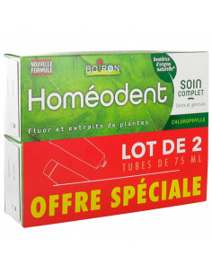 Homéodent Soin Complet Dents et Gencives Chlorophylle Lot 2x75ml