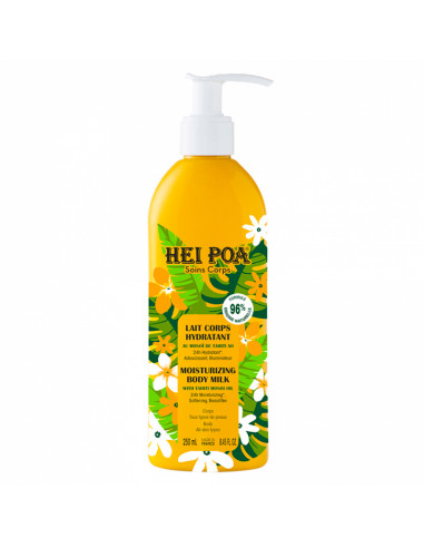 Hei Poa Lait Corps Hydratant Monoï de Tahiti Flacon-pompe 250ml