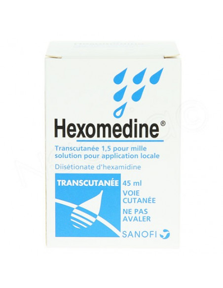 Hexomedine Transcutané 1,5 mille Flacon 45ml  - 2