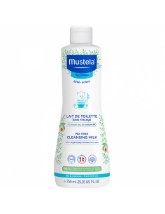 Mustela Lait de Toilette Sans Rinçage 750ml