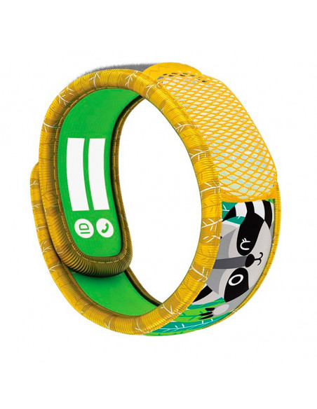 Parakito Bracelet Anti-Moustiques Enfant Rechargeable Raton laveur