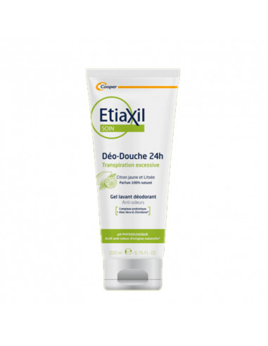 Etiaxil Soin Déo-Douche Citron 24h Gel lavant déodorant Tube 200ml