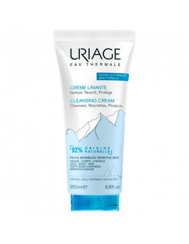 Uriage Crème Lavante Visage Corps Cheveux Nouvelle Formule tube 200ml