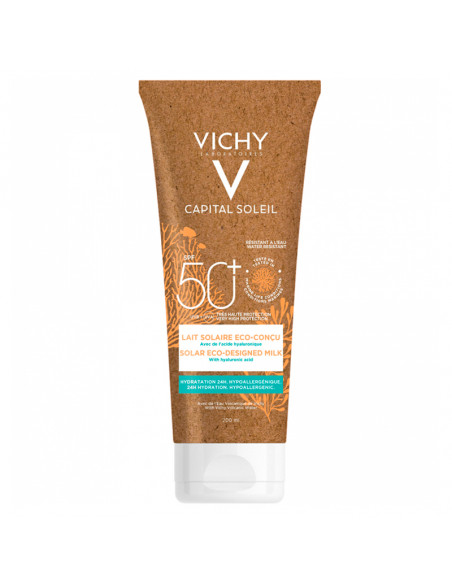 Vichy Capital Soleil Lait Solaire Eco-conçu SPF50+ Visage & corps 200ml