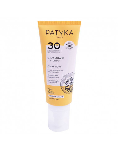 Patyka Spray Solaire Corps Bio SPF30 100ml