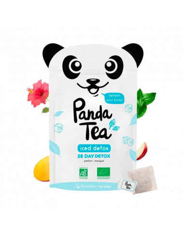 Panda Tea Iced Detox Infusion Bio Mangue  28 sachets
