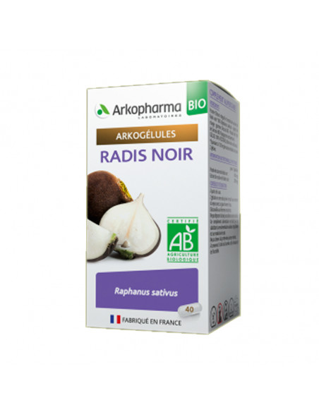 Arkogélules Radis Noir Raphanus Sativus 40 gélules