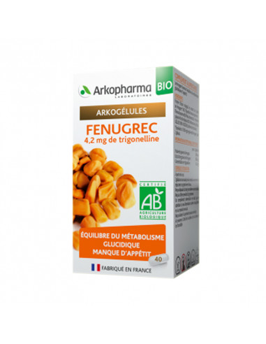 Arkogelules Fenugrec Bio 40 gélules