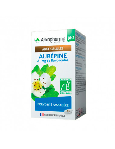 Arkogélules Aubépine Bio Nervosité Passagère 45 gélules