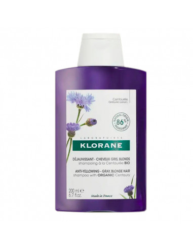 Klorane Shampooing à la Centaurée Bio flacon violet 200ml