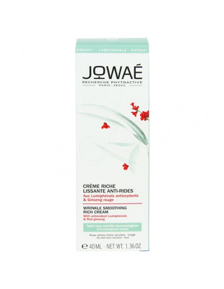 Jowae Crème Riche Lissante Anti-rides. 40ml