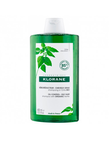 Klorane Shampooing Séboréducteur à l'Ortie Bio 400ml