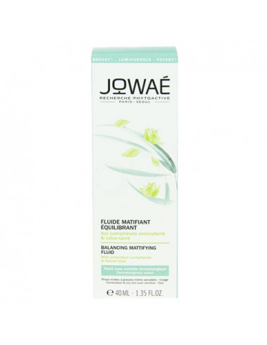 Jowaé Fluide Matifiant Equilibrant. 40ml