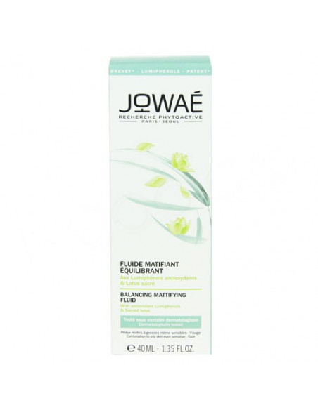 Jowaé Fluide Matifiant Equilibrant. 40ml