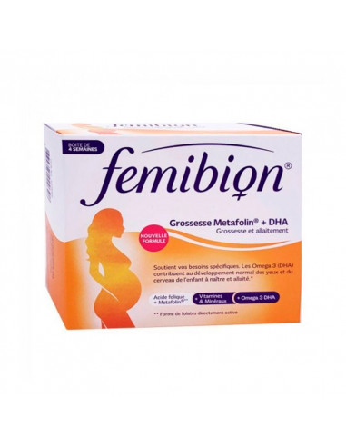 Femibion Grossesse Metafolin + DHA Grossesse et allaitement 28 comprimés + 28 capsules