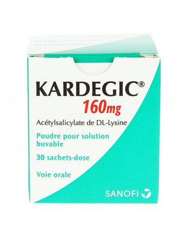 Kardegic 160 mg Poudre solution buvable 30 Sachets