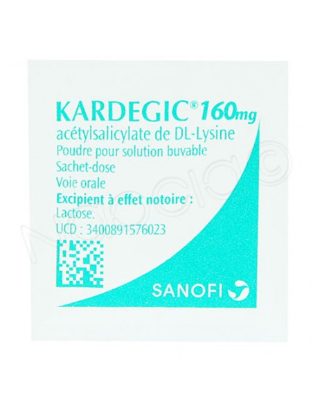 Kardegic 160 mg Poudre solution buvable 30 Sachets  - 2