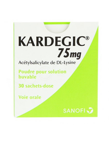 Kardegic 75 mg Poudre pour solution buvable 30 sachets