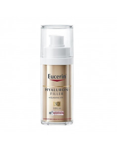 Eucerin Hyaluron-Filler Elasticity 3D Serum flacon pompe airless doré or