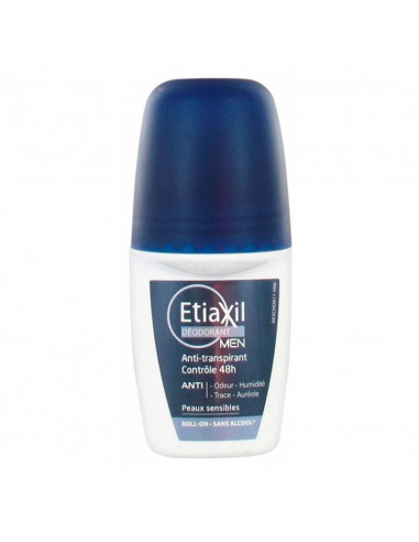 Etiaxil Men Déodorant Anti-transpirant Contrôle 48h Roll-on 50ml