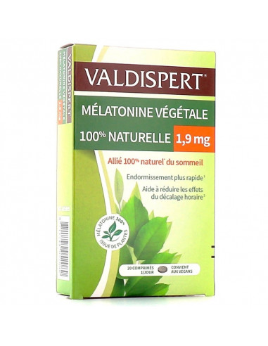 Valdispert Mélatonine Végétale 100% naturelle 1,9mg