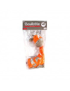 Cooper Bouillotte Confort et Bien-être- Perle de silice-Girafe, peluche, orange