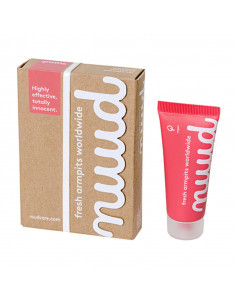 Nuud anti-odorant déodorant crème naturel vegan tube rose 15ml starter pack