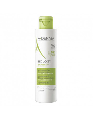 Aderma Biology Lait Démaquillant Dermatologique bio