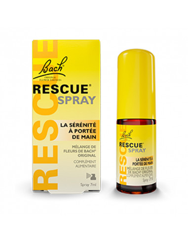 Bach Rescue Spray. 7ml petit format de poche