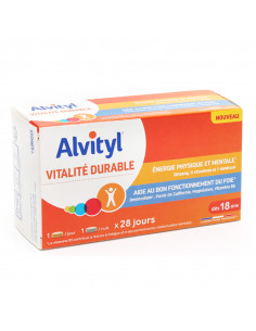 Alvityl Vitalité Durable jour/nuit. 56 comprimés boite orange