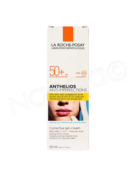 Anthelios Anti-Imperfections Gel-crème correcteur SPF50+. 50ml