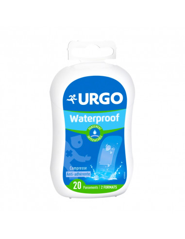 Urgo Wtaerproof Pansements 2 Formats - B/20 - boite blanche-imperméable